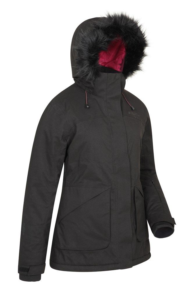 Snow Textured Womens Ski Jacket