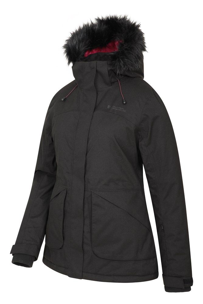 Snow Textured Womens Ski Jacket