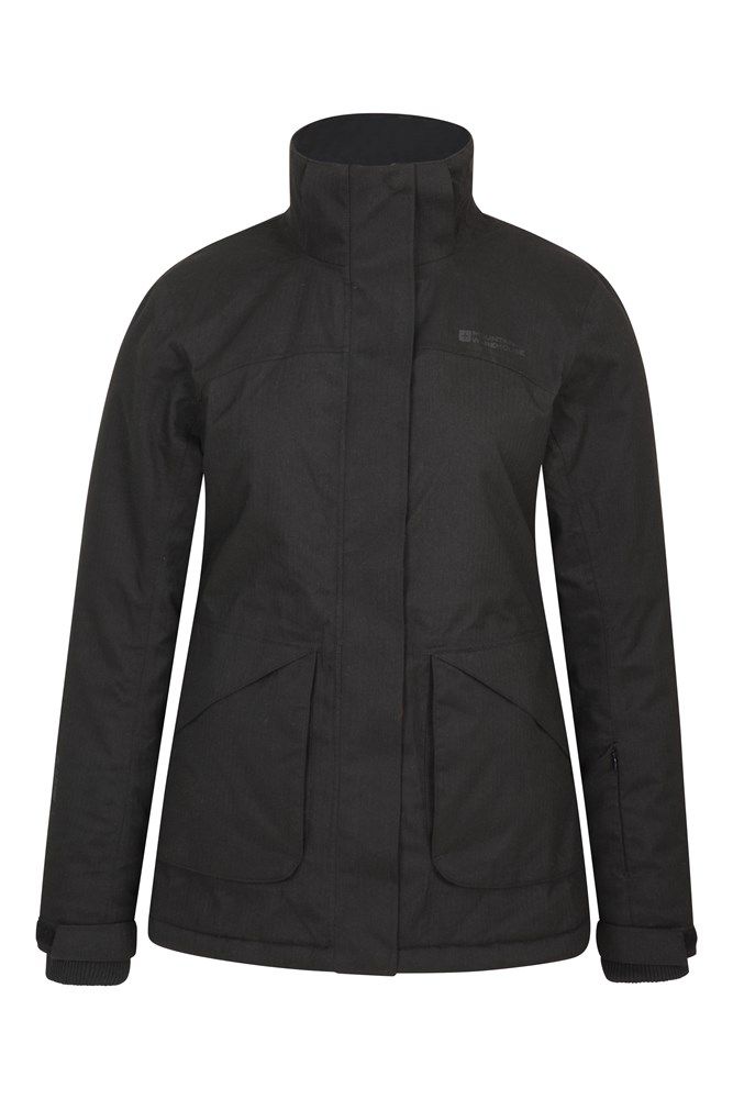 Snow Textured Womens Ski Jacket