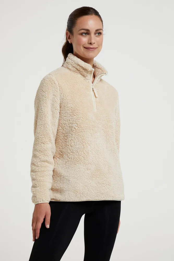 Teddy Womens Half-Zip Fleece