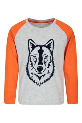 Wolf Long-Sleeve Kids Top