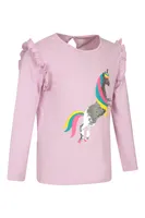 Unicorn Kids Flip Sequin Top