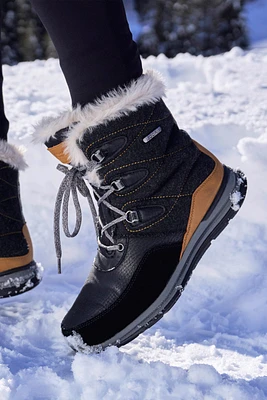 Ice Crystal Womens Waterproof Snow Boots