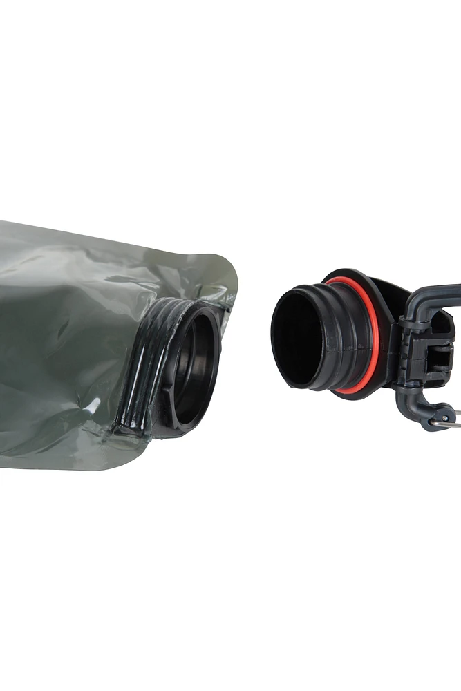 Durable Roll-Up Water Bottle With Karabiner - 24 oz.