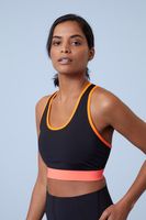 Colour Block Womens Mid Support Sports Bra