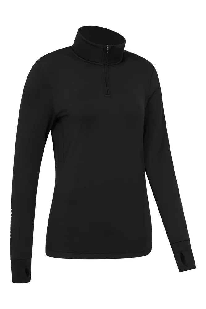 Womens Half-Zip Running Midlayer
