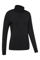 Womens Half-Zip Running Midlayer