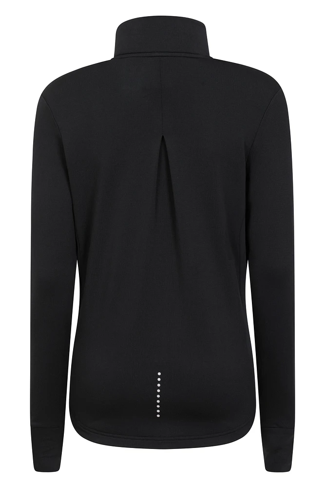Womens Half-Zip Running Midlayer