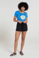 Vibe Womens Pull On Shorts
