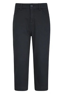 Lyla Womens Cotton Capri