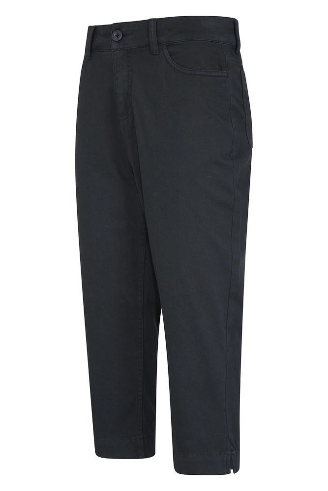 Lyla Womens Cotton Capri