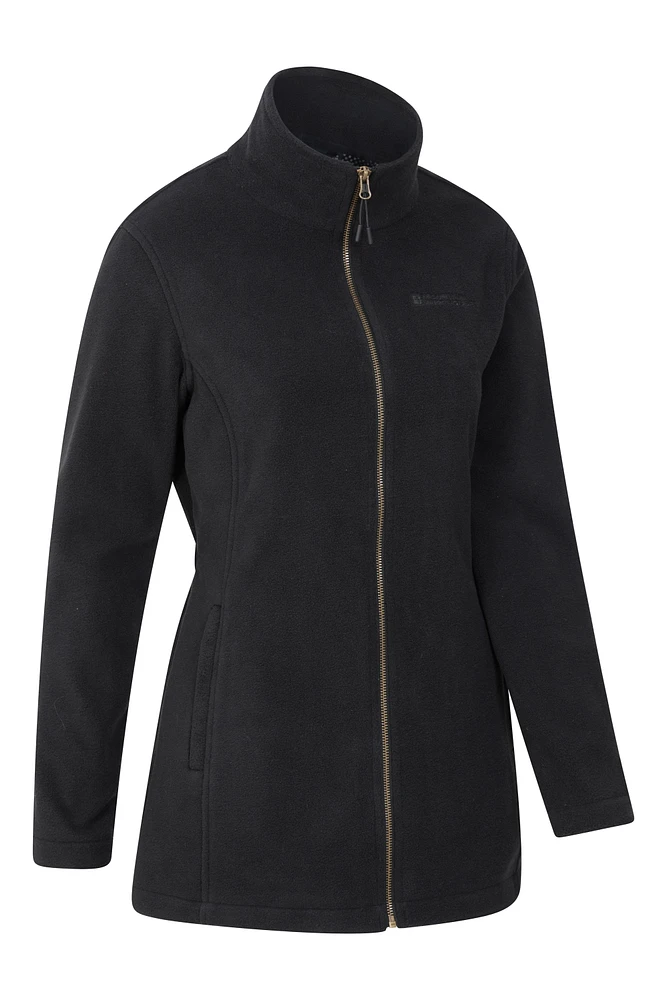 Birch Womens Longline Fleece Jacket