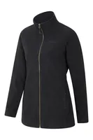 Birch Womens Longline Fleece Jacket