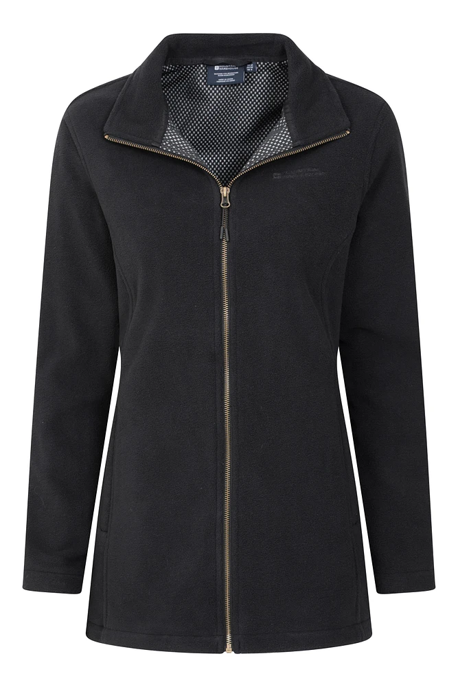Birch Womens Longline Fleece Jacket