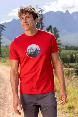 Adventure Begins Cotton Mens T-Shirt
