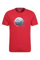 Adventure Begins Cotton Mens T-Shirt