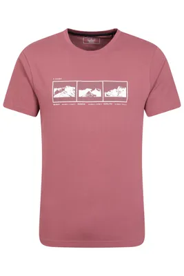 3 Peaks Organic Cotton Mens T-Shirt