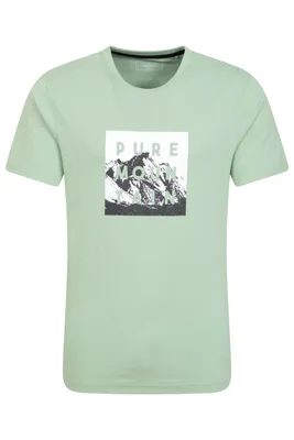 Pure Mountain Mens Organic Cotton T-Shirt