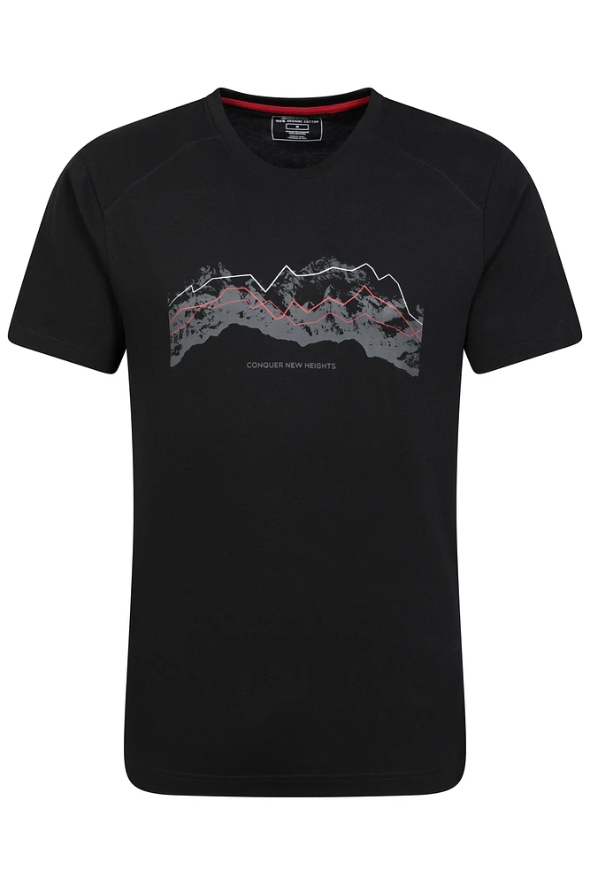 Tech Mountains Mens T-shirt