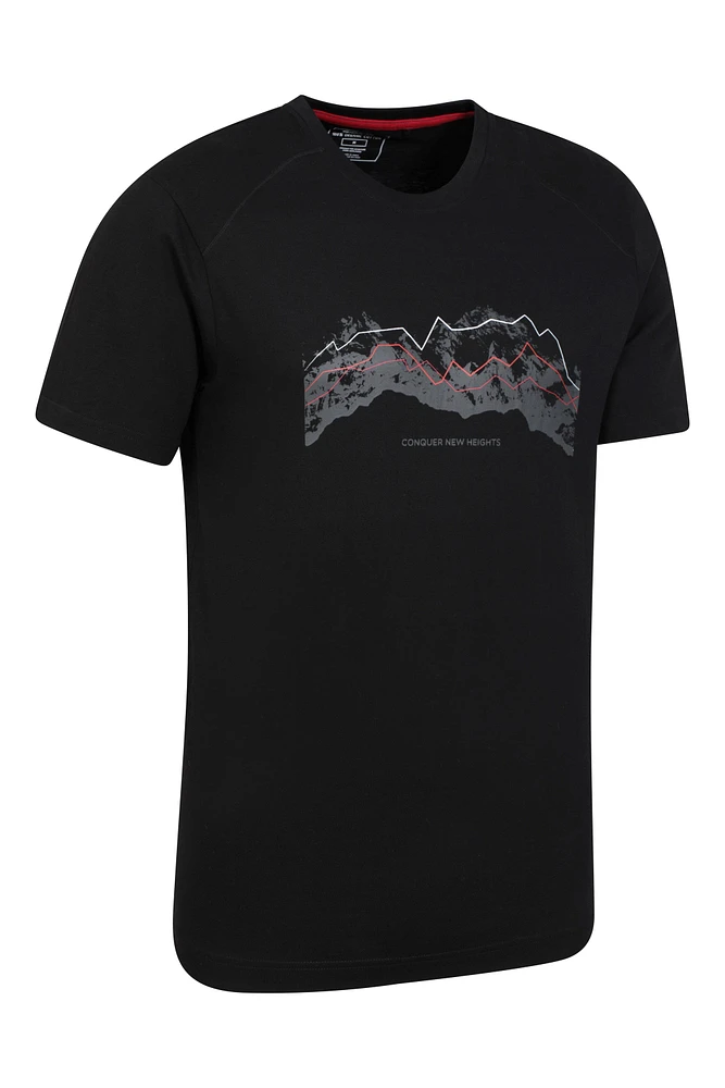 Tech Mountains Mens T-shirt