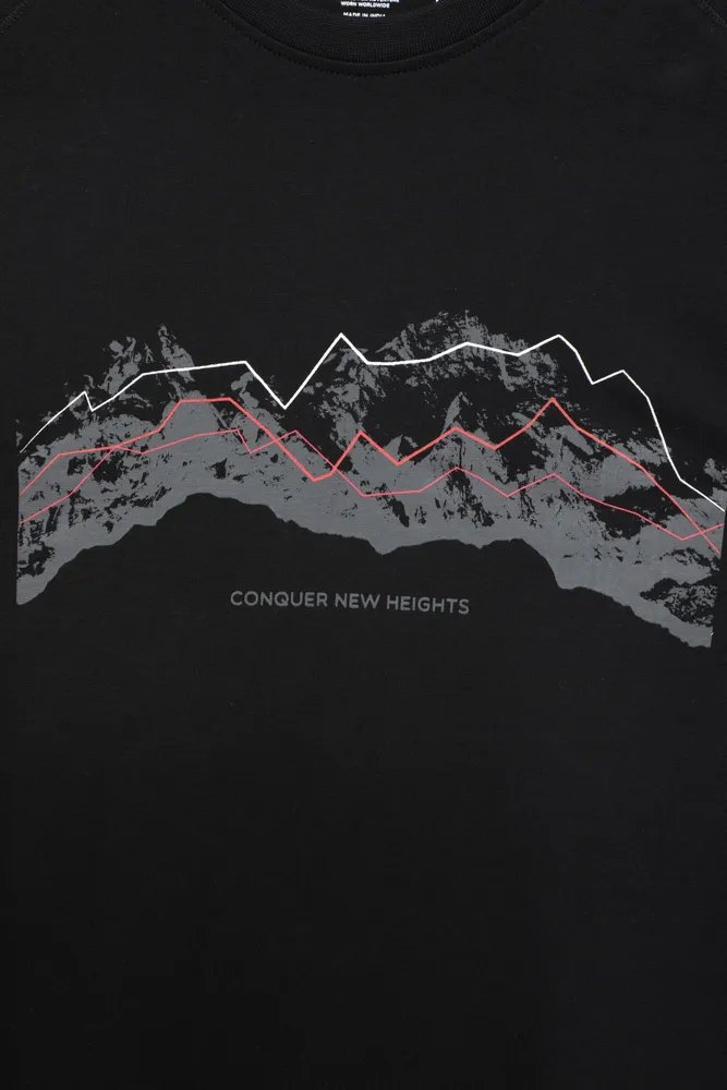 Tech Mountains Mens T-shirt