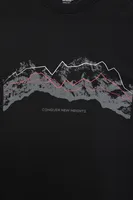 Tech Mountains Mens T-shirt