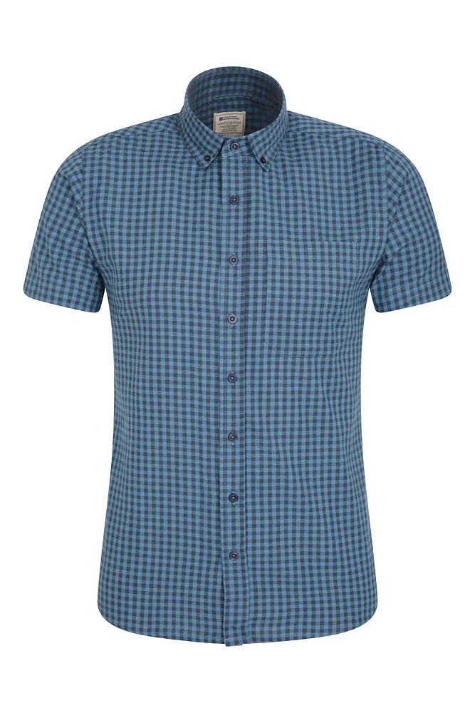 Syston Mens Check Stretch Shirt