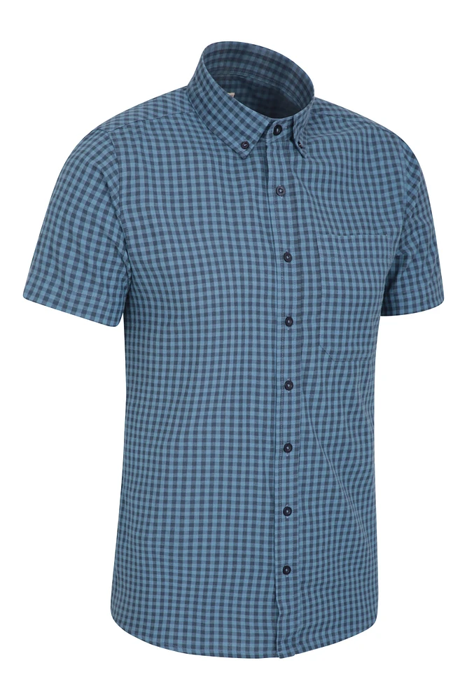 Syston Mens Check Stretch Shirt