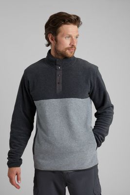 Crowan Mens Panelled Fleece