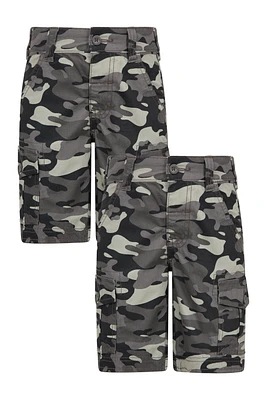 Camo Cargo Kids Shorts 2-Pack