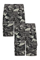 Camo Cargo Kids Shorts 2-Pack