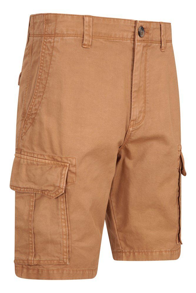 Outback Mens Washed Cargo Shorts