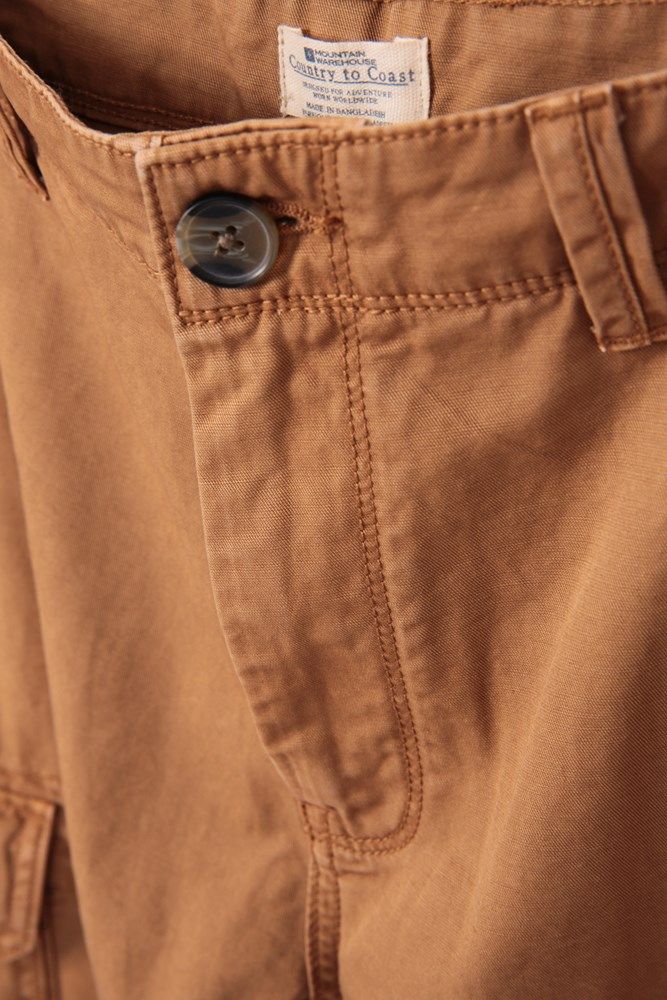 Outback Mens Washed Cargo Shorts