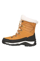 Innsbruck Womens Leather Waterproof Snow Boots