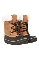 Casual Toddler Adaptive Lace-Up Snow Boots