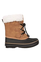 Casual Toddler Adaptive Lace-Up Snow Boots