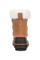 Casual Toddler Adaptive Lace-Up Snow Boots