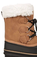 Casual Toddler Adaptive Lace-Up Snow Boots