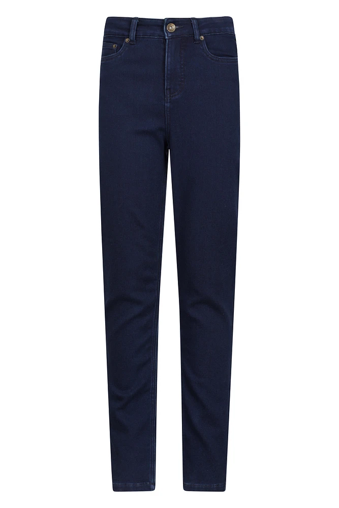 Brushed Womens Warm Jeans