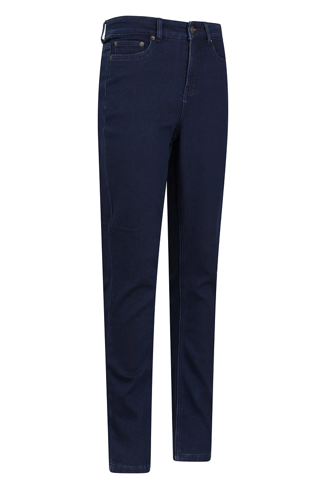 Brushed Womens Warm Jeans