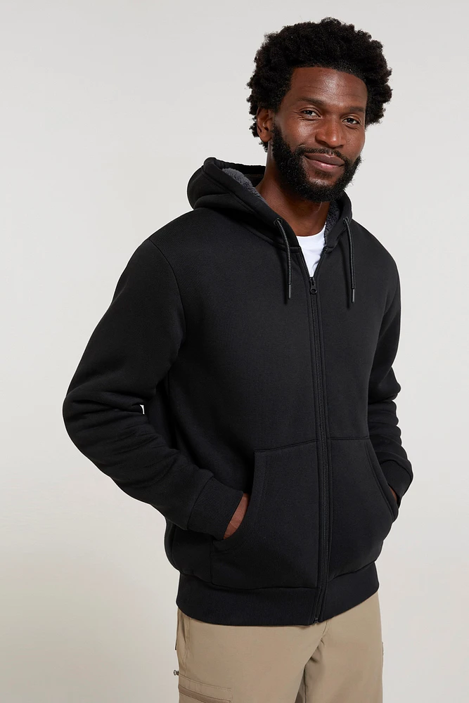 Dalton Mens Sherpa Lined Hoodie