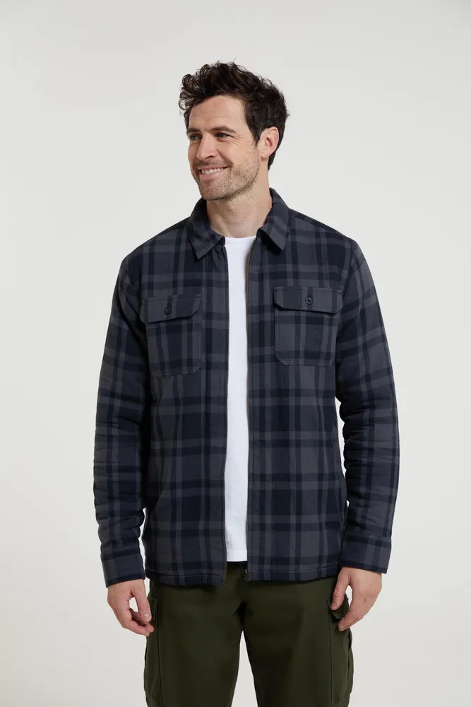 Stream II Mens Lined Flannel Shirt