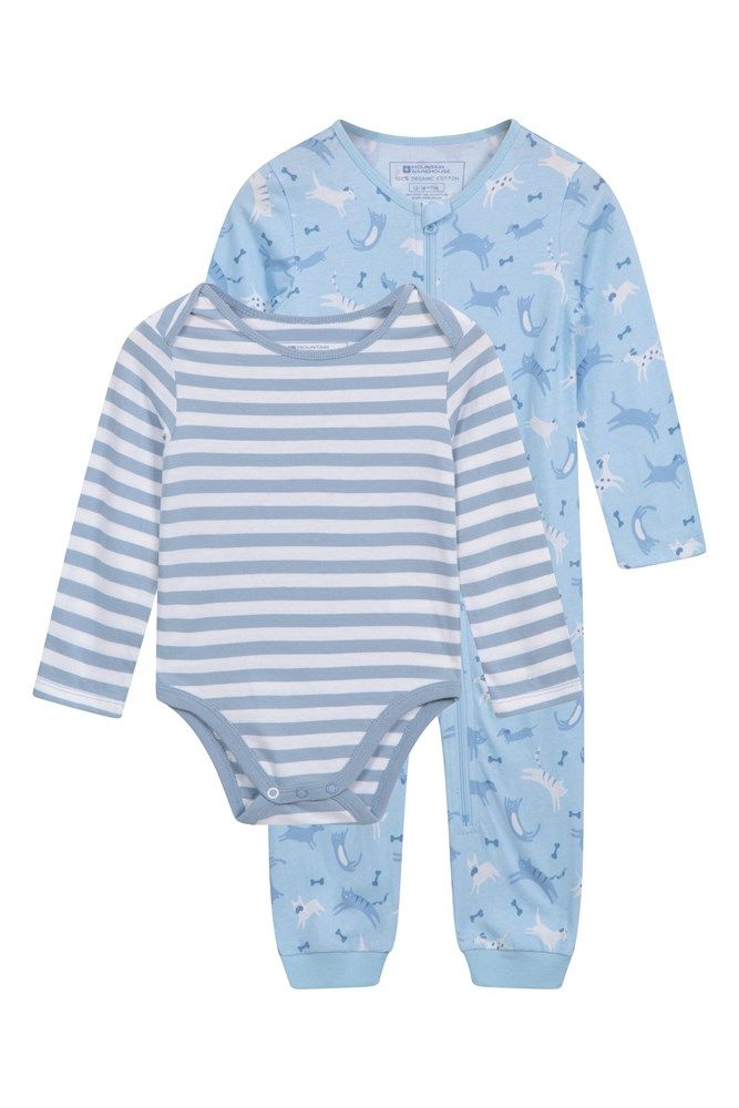 Baby Organic Bodysuit Set