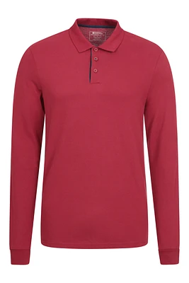 Lakeside Mens Long Sleeve Polo Shirt
