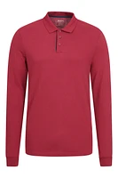 Lakeside Mens Long Sleeve Polo Shirt