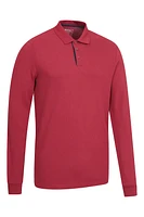 Lakeside Mens Long Sleeve Polo Shirt