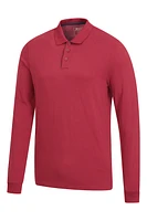 Lakeside Mens Long Sleeve Polo Shirt