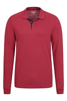 Lakeside Mens Long Sleeve Polo Shirt