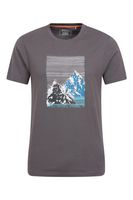 Mountain Peak Mens Organic T-Shirt