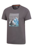 Mountain Peak Mens Organic T-Shirt